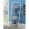 Convenience Concepts Graystone 4 Tier Ladder Bookcase or shelf, White